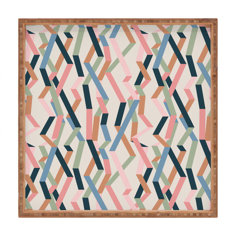 Mareike Boehmer Straight Geometry Ribbons 1 Square Tray