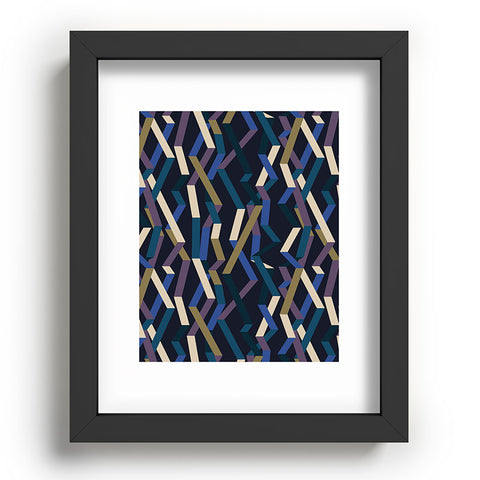 Mareike Boehmer Straight Geometry Ribbons 2 Recessed Framing Rectangle