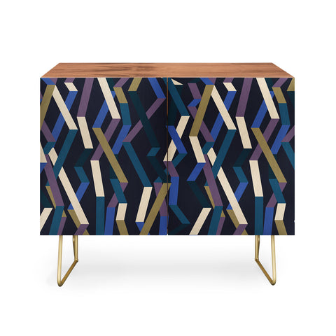Mareike Boehmer Straight Geometry Ribbons 2 Credenza