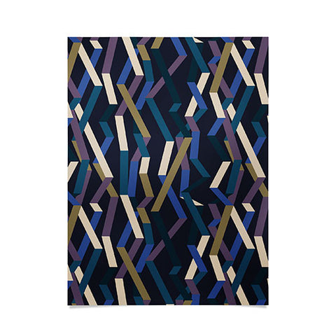Mareike Boehmer Straight Geometry Ribbons 2 Poster