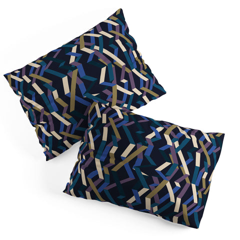 Mareike Boehmer Straight Geometry Ribbons 2 Pillow Shams