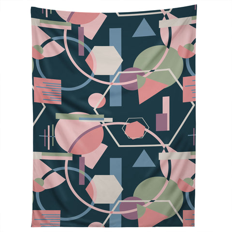 Mareike Boehmer Straight Geometry Wild 1 Tapestry