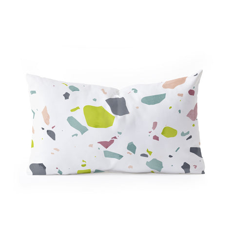 Mareike Boehmer Terrazzo 1 Oblong Throw Pillow