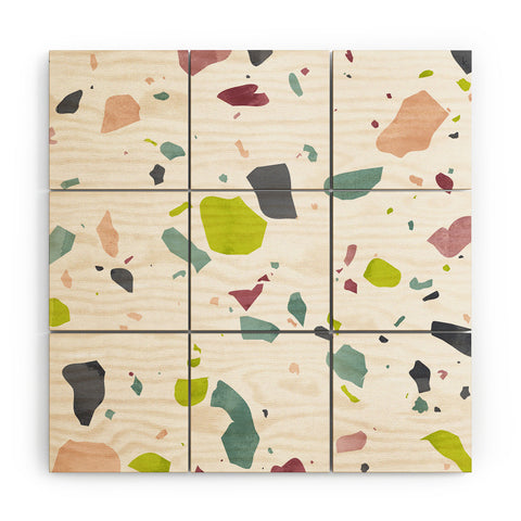 Mareike Boehmer Terrazzo 1 Wood Wall Mural