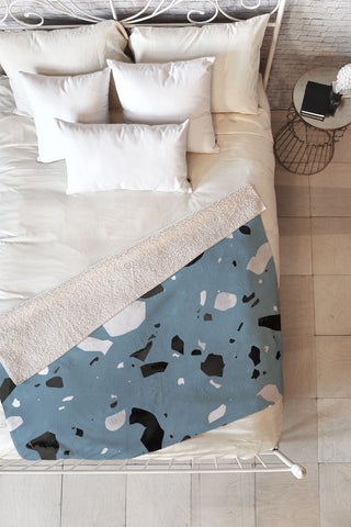 Mareike Boehmer Terrazzo 4 Fleece Throw Blanket