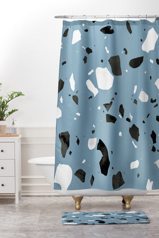 Mareike Boehmer Terrazzo 4 Shower Curtain And Mat