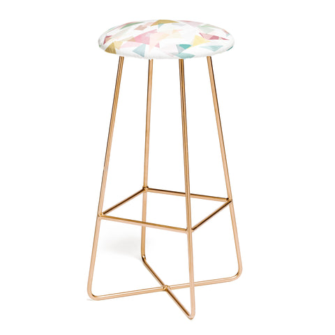 Mareike Boehmer Triangle Confetti 1 Bar Stool