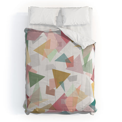 Mareike Boehmer Triangle Confetti 1 Comforter