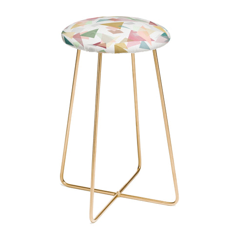 Mareike Boehmer Triangle Confetti 1 Counter Stool