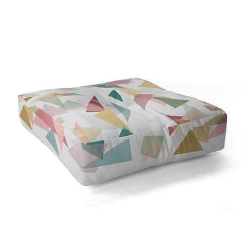 Mareike Boehmer Triangle Confetti 1 Floor Pillow Square