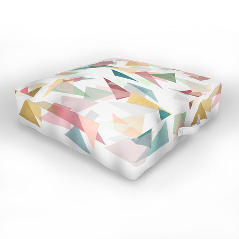 Mareike Boehmer Triangle Confetti 1 Outdoor Floor Cushion