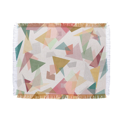 Mareike Boehmer Triangle Confetti 1 Throw Blanket
