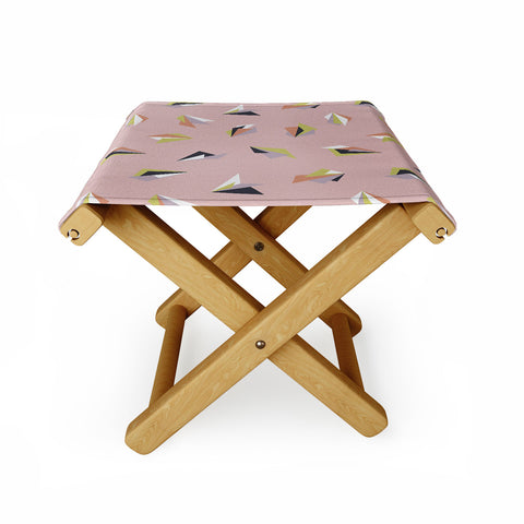 Mareike Boehmer Triangle Play Flowers 1 Folding Stool