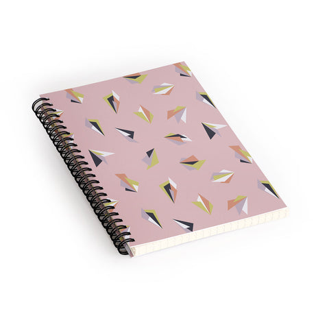 Mareike Boehmer Triangle Play Flowers 1 Spiral Notebook
