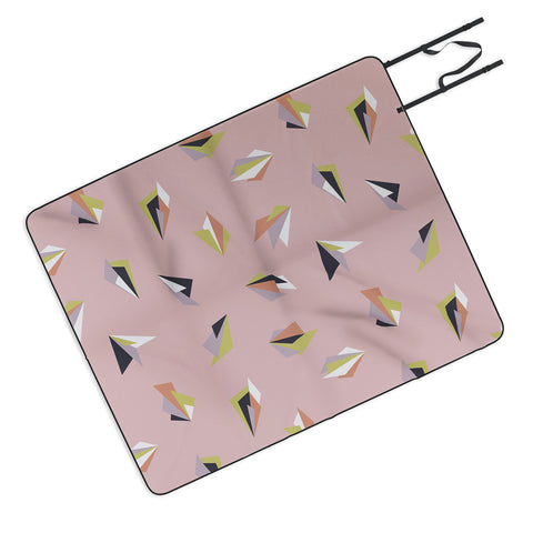 Mareike Boehmer Triangle Play Flowers 1 Picnic Blanket