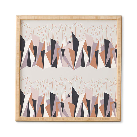 Mareike Boehmer Triangle Play Landscape 1 Framed Wall Art
