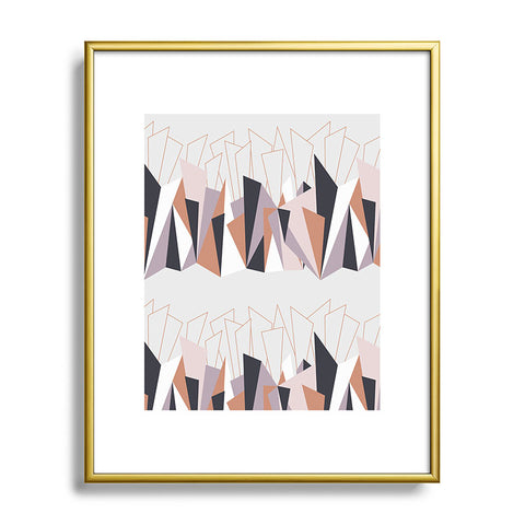 Mareike Boehmer Triangle Play Landscape 1 Metal Framed Art Print