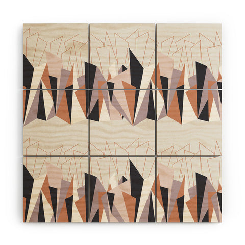 Mareike Boehmer Triangle Play Landscape 1 Wood Wall Mural