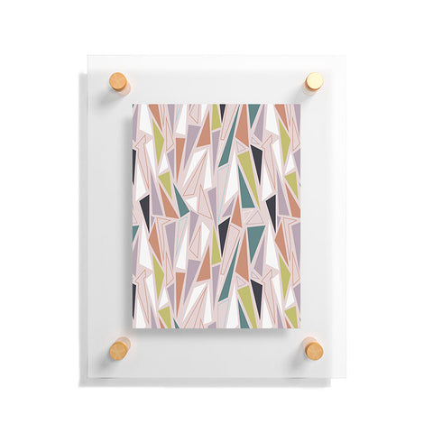 Mareike Boehmer Triangle Play Mosaic 1 Floating Acrylic Print