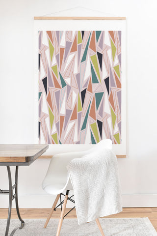 Mareike Boehmer Triangle Play Mosaic 1 Art Print And Hanger