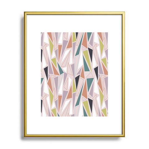 Mareike Boehmer Triangle Play Mosaic 1 Metal Framed Art Print