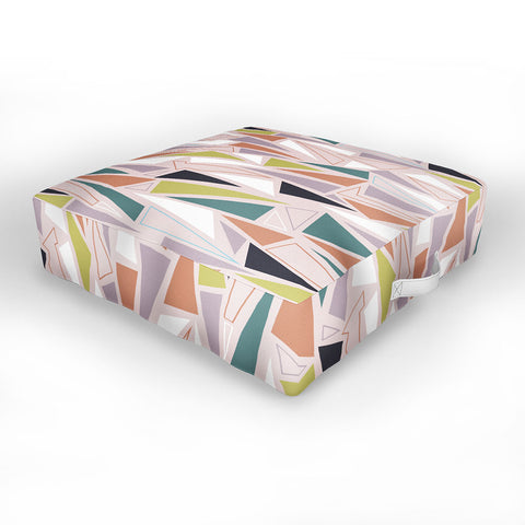 Mareike Boehmer Triangle Play Mosaic 1 Outdoor Floor Cushion
