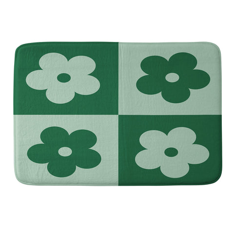 MariaMariaCreative Bloom Sage Memory Foam Bath Mat