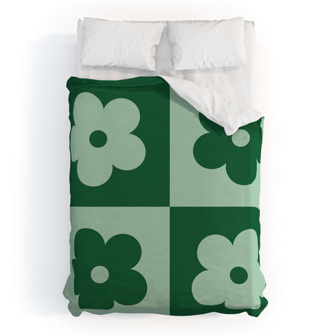 MariaMariaCreative Bloom Sage Duvet Cover