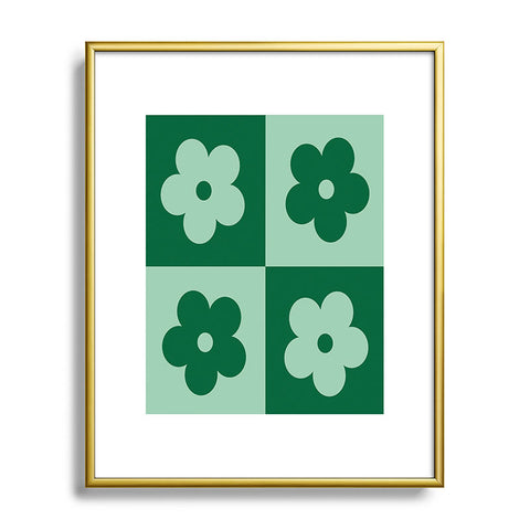 MariaMariaCreative Bloom Sage Metal Framed Art Print