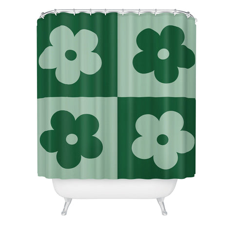 MariaMariaCreative Bloom Sage Shower Curtain
