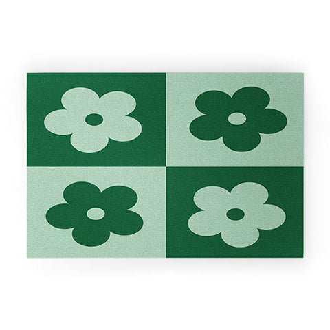 MariaMariaCreative Bloom Sage Welcome Mat