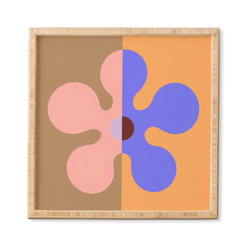MariaMariaCreative Groovy Flower Multi Framed Wall Art