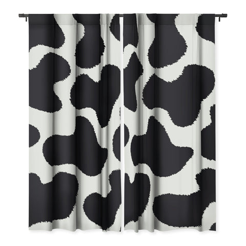 MariaMariaCreative Mooooo Black and White Blackout Non Repeat