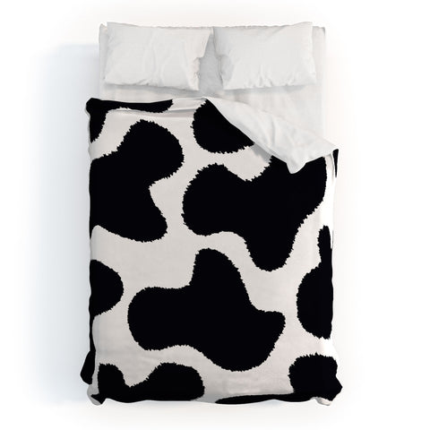 MariaMariaCreative Mooooo Black and White Duvet Cover