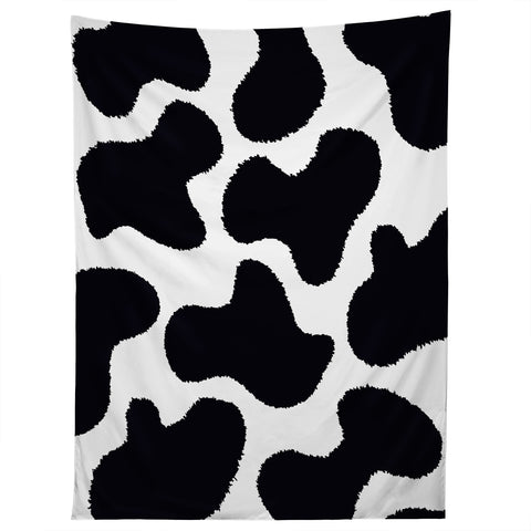 MariaMariaCreative Mooooo Black and White Tapestry
