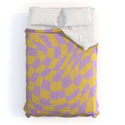 MariaMariaCreative Play Checkers Lavender Comforter