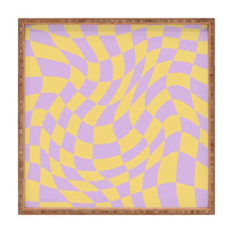MariaMariaCreative Play Checkers Lavender Square Tray