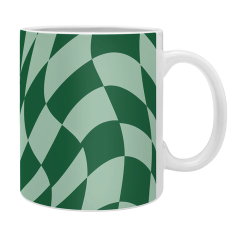 MariaMariaCreative Play Checkers Sage Coffee Mug