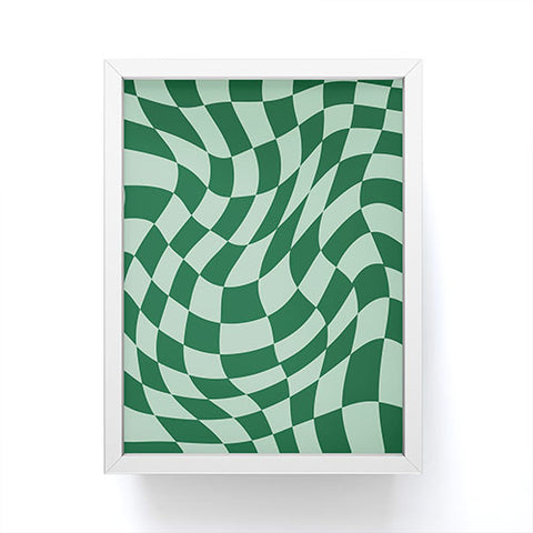 MariaMariaCreative Play Checkers Sage Framed Mini Art Print