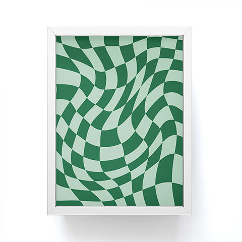 MariaMariaCreative Play Checkers Sage Framed Mini Art Print