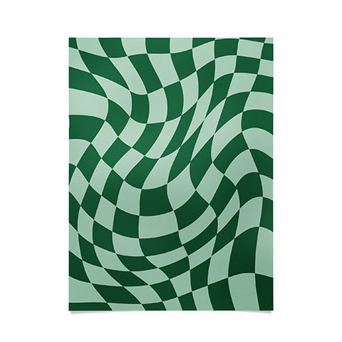 MariaMariaCreative Play Checkers Sage Poster