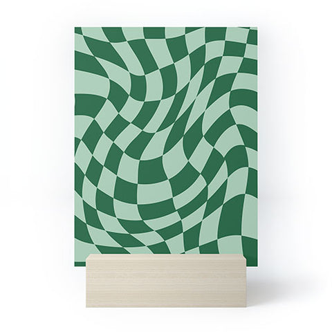 MariaMariaCreative Play Checkers Sage Mini Art Print