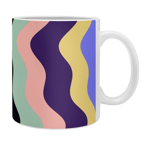 MariaMariaCreative Waves Stripe Multi Coffee Mug