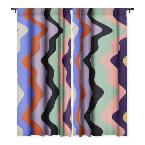 MariaMariaCreative Waves Stripe Multi Blackout Non Repeat