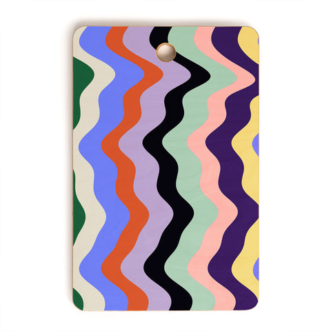 MariaMariaCreative Waves Stripe Multi Cutting Board Rectangle