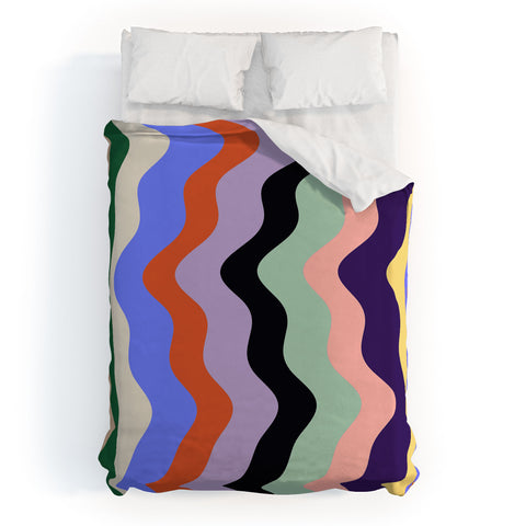 MariaMariaCreative Waves Stripe Multi Duvet Cover