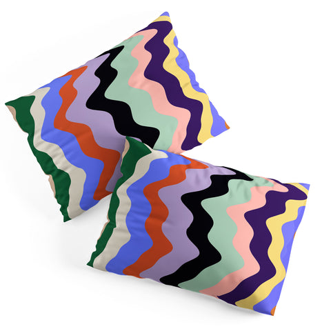 MariaMariaCreative Waves Stripe Multi Pillow Shams