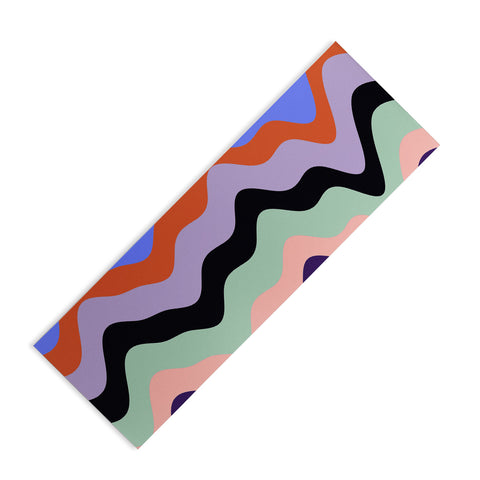 MariaMariaCreative Waves Stripe Multi Yoga Mat