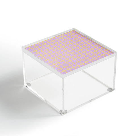 MariaMariaCreative Windowpane Lavender and Lemon Acrylic Box