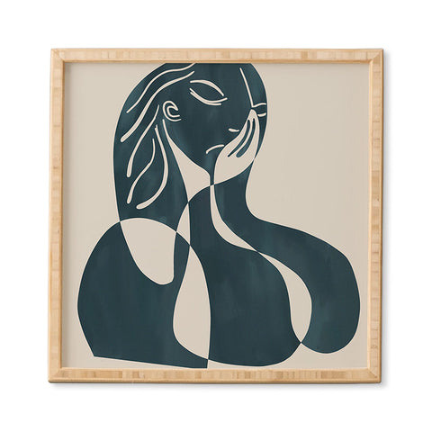 Marin Vaan Zaal Alyona Modern Portrait Framed Wall Art